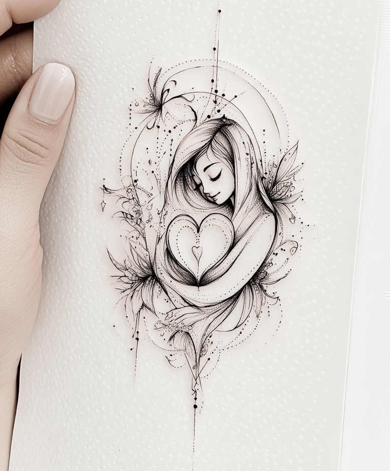 protective-symbol-tattoo – tattoo design ideas free ai generated – clean-stroke – for-wrist-side – Gallery: family-inkby-ai