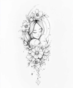 spiritual-tattoo – tattoo design ideas free ai generated – silent – for-arm – Gallery: family-inkby-ai