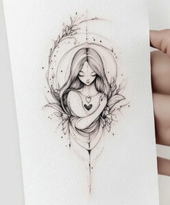 family tattoo design ideas open space devotion symbol of courage