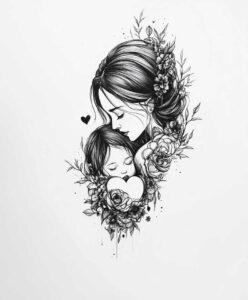 family tattoo design ideas quiet art love and loyalty for knee