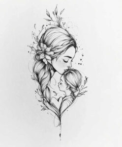 family tattoo design ideas simple dot loyalty for forearm