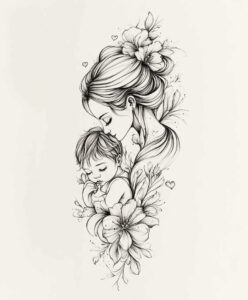 family tattoo design ideas mini geometry protection symbols for inner arm