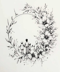 family tattoo design ideas uncluttered solidarity for back shoulder