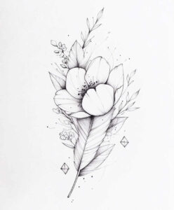 feather-delicate-tattoo – tattoo design ideas free ai generated – airy-touch – for-shoulder-blade – Gallery: feathers-inkby-ai