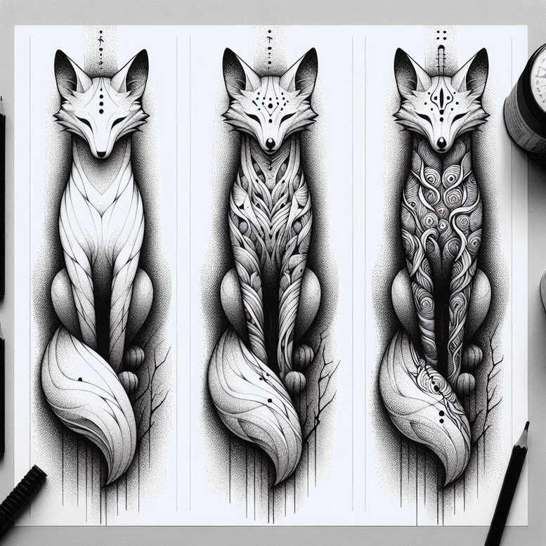 foxes tattoo design ideas smooth swift for wrist side
