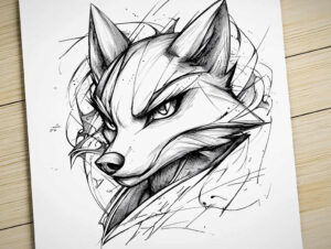 fox-symbol-neotraditional-bold-highlights-for-thigh – tattoo design ideas free ai generated – Gallery: foxes-inkby-ai