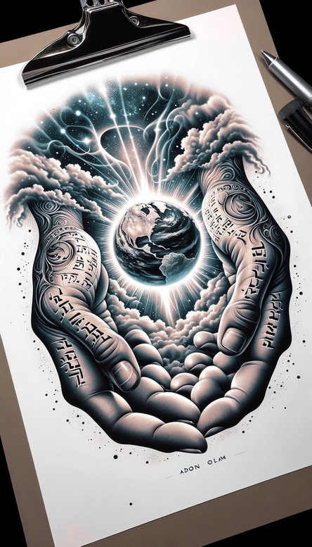 almighty-god – tattoo design ideas free ai generated – surrealism-hallucinatory – for-shoulder – Gallery: god-inkby-ai