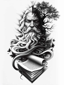 blessing-god – tattoo design ideas free ai generated – surrealism-ethereal – for-triceps – Gallery: god-inkby-ai