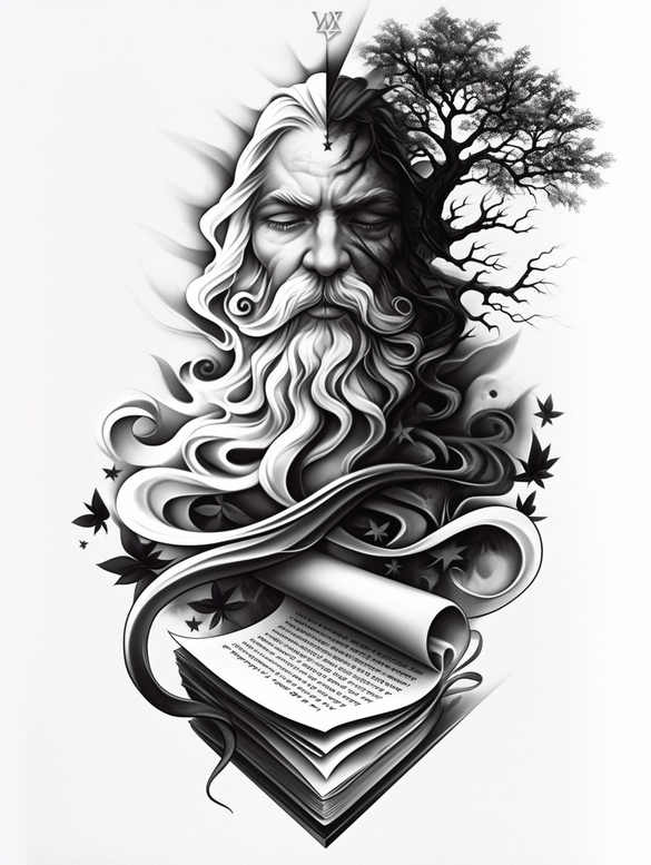 blessing-god – tattoo design ideas free ai generated – surrealism-ethereal – for-triceps – Gallery: god-inkby-ai