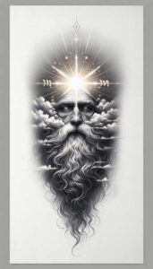creator-god – tattoo design ideas free ai generated – neotraditional-classic-motifs – for-lower-thigh – Gallery: god-inkby-ai