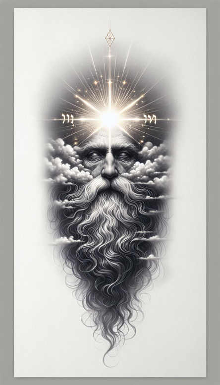 creator-god – tattoo design ideas free ai generated – neotraditional-classic-motifs – for-lower-thigh – Gallery: god-inkby-ai