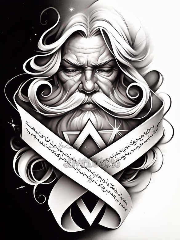 divine-care – tattoo design ideas free ai generated – realism-natural-color-palette – for-toe – Gallery: god-inkby-ai