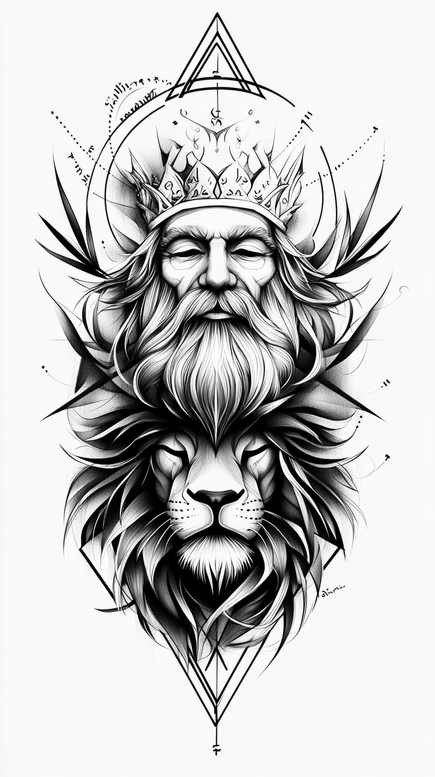 divine-grace – tattoo design ideas free ai generated – neotraditional-soft-shadows – for-neck – Gallery: god-inkby-ai