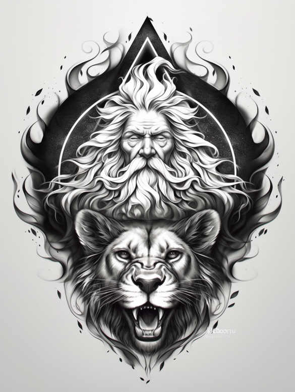 divine-grace – tattoo design ideas free ai generated – realism-delicate-highlight – for-lower-leg – Gallery: god-inkby-ai