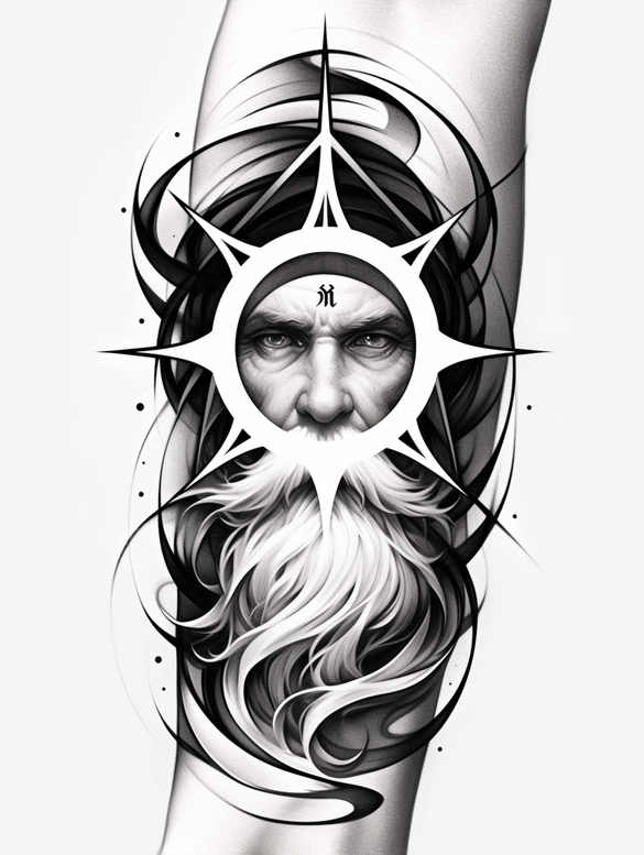 divine-guidance – tattoo design ideas free ai generated – neotraditional-classic-motifs – for-shoulder – Gallery: god-inkby-ai