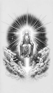 divine-inspiration – tattoo design ideas free ai generated – realism-depth-realism – for-behind-ear – Gallery: god-inkby-ai