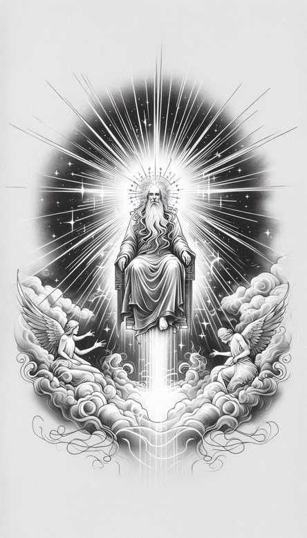 divine-inspiration – tattoo design ideas free ai generated – realism-depth-realism – for-behind-ear – Gallery: god-inkby-ai