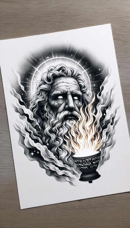 divine-inspiration – tattoo design ideas free ai generated – realism-visual-accuracy – for-lower-thigh – Gallery: god-inkby-ai