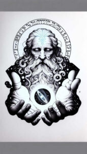 divine-light – tattoo design ideas free ai generated – surrealism-phantom – for-upper-arm – Gallery: god-inkby-ai