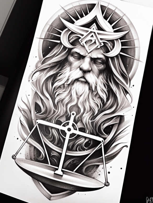 divine-love – tattoo design ideas free ai generated – surrealism-psychological-depth – for-hip – Gallery: god-inkby-ai