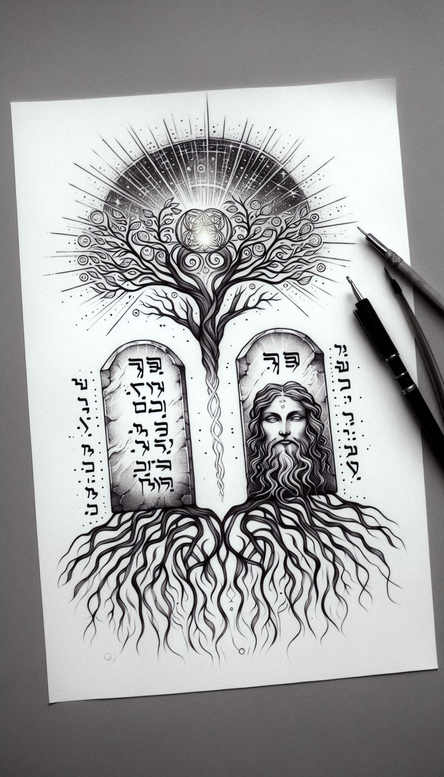 divine-power – tattoo design ideas free ai generated – neotraditional-classic-composition – for-back-shoulder – Gallery: god-inkby-ai