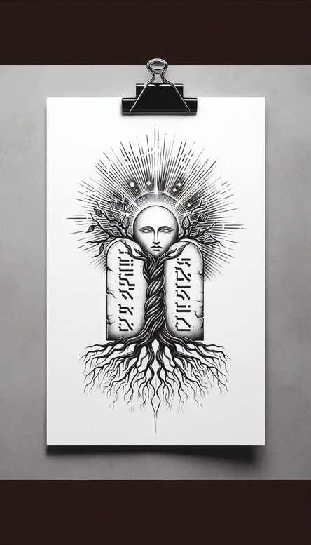 divine-power – tattoo design ideas free ai generated – surrealism-otherworldly – for-neck – Gallery: god-inkby-ai