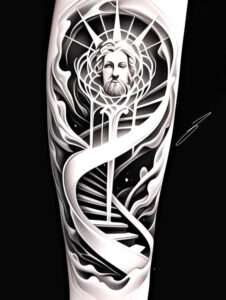 divine-presence – tattoo design ideas free ai generated – neotraditional-artful-color – for-side-torso – Gallery: god-inkby-ai