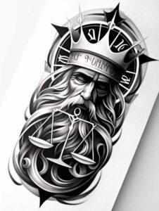 divine-presence – tattoo design ideas free ai generated – neotraditional-enhanced-color – for-side-torso – Gallery: god-inkby-ai