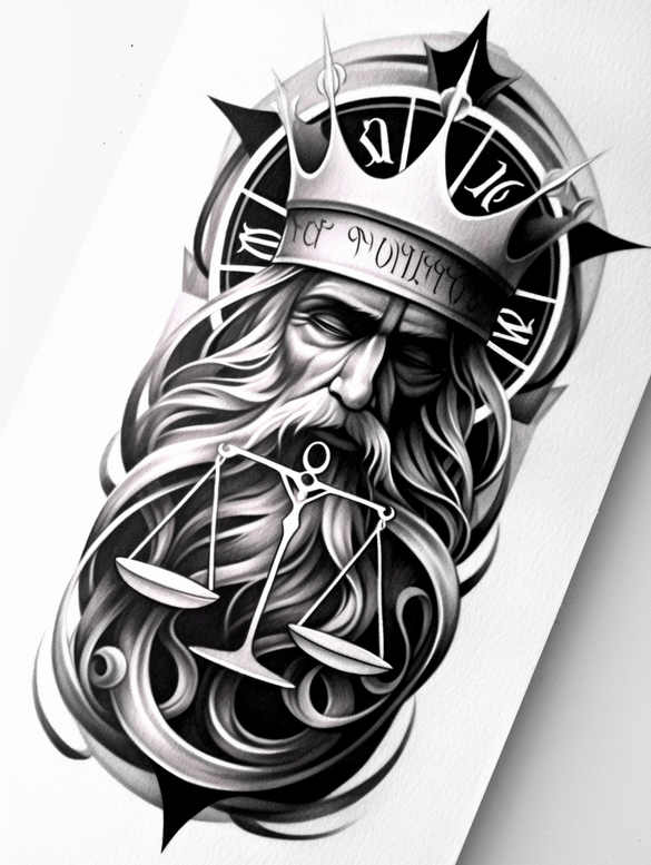 divine-presence – tattoo design ideas free ai generated – neotraditional-enhanced-color – for-side-torso – Gallery: god-inkby-ai