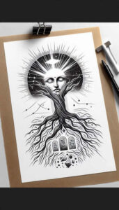 divine-presence – tattoo design ideas free ai generated – realism-realistic-perspective – for-upper-thigh – Gallery: god-inkby-ai