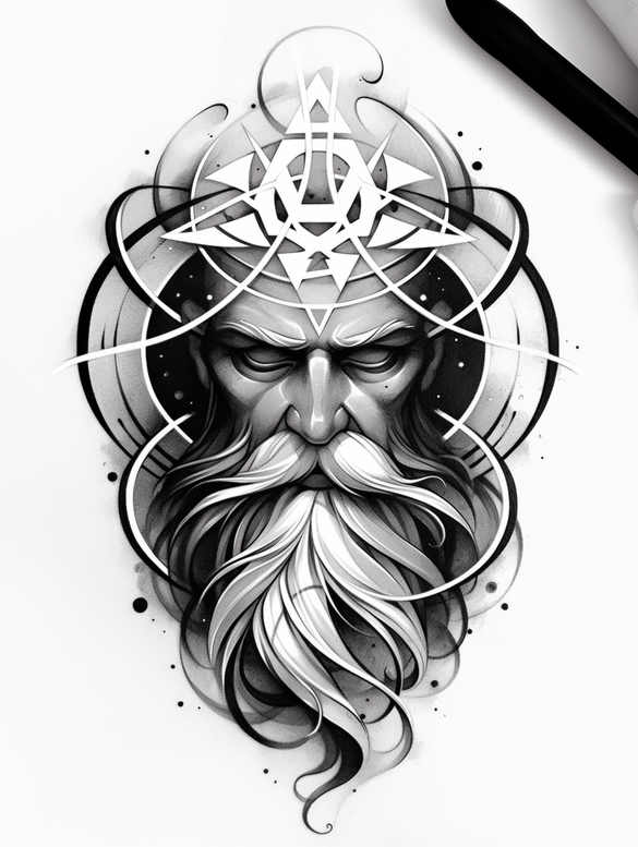 divine-strength – tattoo design ideas free ai generated – realism-depth-illusion – for-side-torso – Gallery: god-inkby-ai