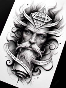 divine-will – tattoo design ideas free ai generated – neotraditional-vivid-detail – for-lower-arm – Gallery: god-inkby-ai