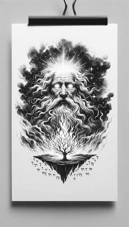 divine-will – tattoo design ideas free ai generated – surrealism-blurred-edges – for-outer-arm – Gallery: god-inkby-ai