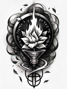 divine-will – tattoo design ideas free ai generated – surrealism-esoteric-symbolism – for-scapula – Gallery: god-inkby-ai