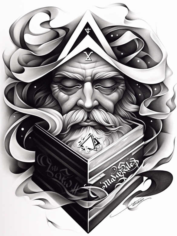 divine-will – tattoo design ideas free ai generated – surrealism-hyperreal – for-back – Gallery: god-inkby-ai
