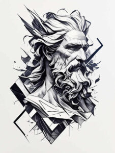 faith-god – tattoo design ideas free ai generated – realism-vivid-detail – for-sternum – Gallery: god-inkby-ai