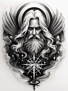 faith-symbol – tattoo design ideas free ai generated – neotraditional-classic-motifs – for-hip – Gallery: god-inkby-ai