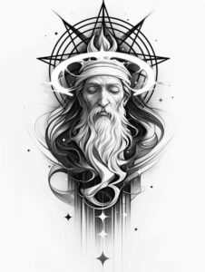 for-women – tattoo design ideas free ai generated – surrealism-fantastical – for-upper-thigh – Gallery: god-inkby-ai