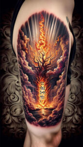 god-and-faith – tattoo design ideas free ai generated – realism-precise-gradient – for-spine – Gallery: god-inkby-ai