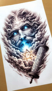 god – tattoo design ideas free ai generated – neotraditional-bold-motifs – for-spine – Gallery: god-inkby-ai