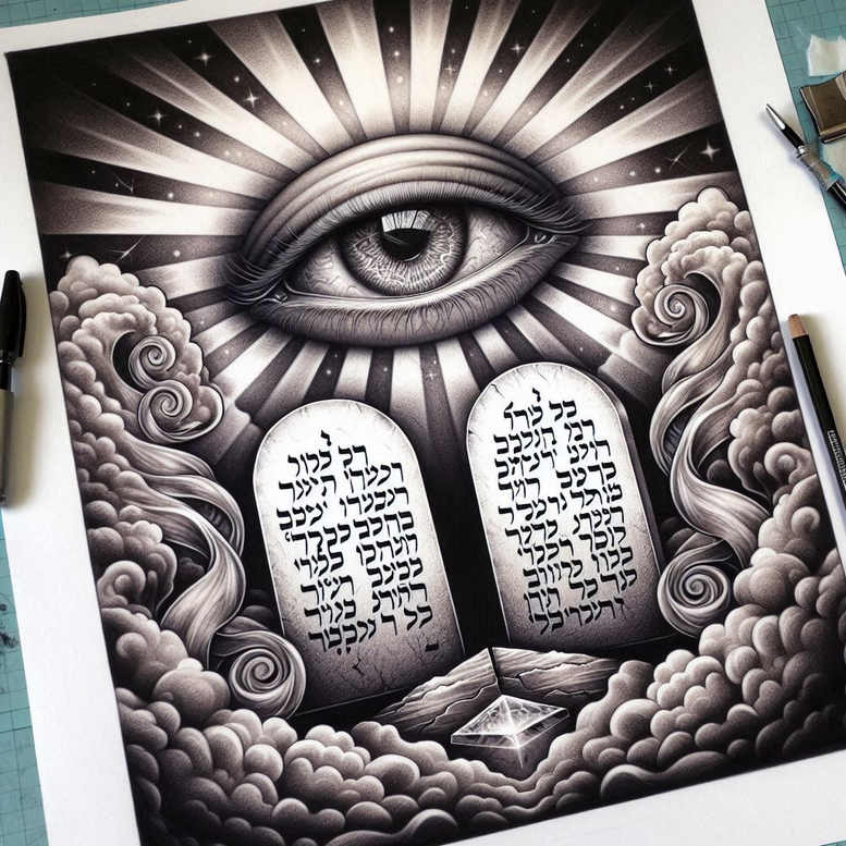 god-of-truth – tattoo design ideas free ai generated – neotraditional-gradient-fills – for-toe – Gallery: god-inkby-ai