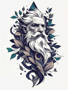 god-of-truth – tattoo design ideas free ai generated – neotraditional-vivid-gradients – for-side – Gallery: god-inkby-ai