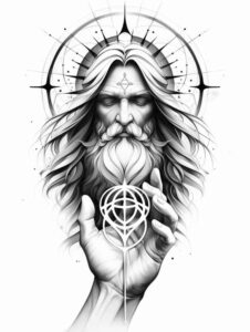 god-of-truth – tattoo design ideas free ai generated – realism-visual-truth – for-wrist-side – Gallery: god-inkby-ai