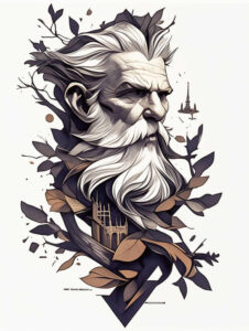 god-protection – tattoo design ideas free ai generated – realism-micro-detail – for-shoulder – Gallery: god-inkby-ai
