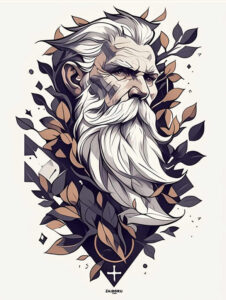 god-the-father – tattoo design ideas free ai generated – neotraditional-classic-motifs – for-side-torso – Gallery: god-inkby-ai