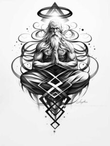 gods-love – tattoo design ideas free ai generated – realism-cgi-realism – for-temple – Gallery: god-inkby-ai