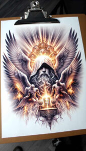 gods-mercy-for-men – tattoo design ideas free ai generated – realism-light-reflections – for-wrist-side – Gallery: god-inkby-ai