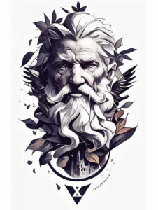 gods-mercy-for-men – tattoo design ideas free ai generated – realism-smooth-gradients – for-temple – Gallery: god-inkby-ai