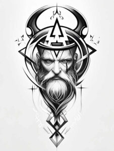 holy-spirit – tattoo design ideas free ai generated – neotraditional-rich-shading – for-arm – Gallery: god-inkby-ai