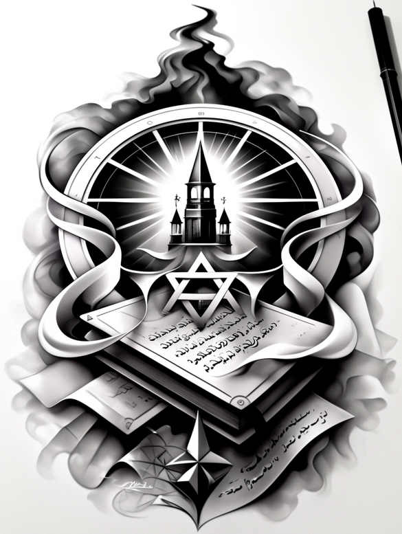 spiritual-guide – tattoo design ideas free ai generated – surrealism-distorted-reality – for-hand – Gallery: god-inkby-ai